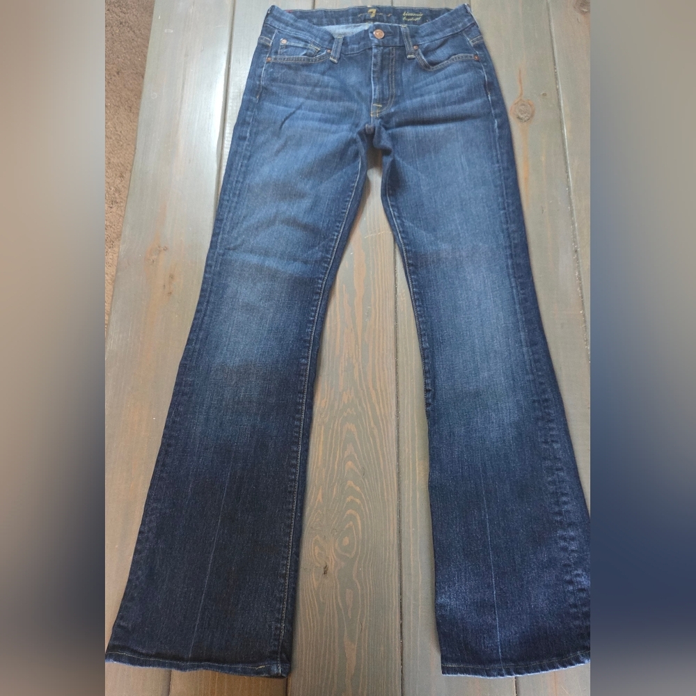 7 For All Mankind Kimmie Bootcut Jeans Dark Wash Size 27